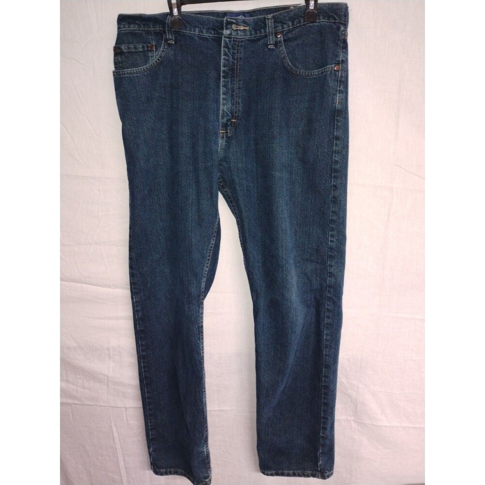 NorthCrest Men's Blue Denim Jeans 36 x 32 RN 130273